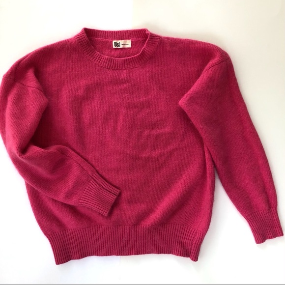 SOLD Fuchsia Wool Sweater - Picture 3 of 6